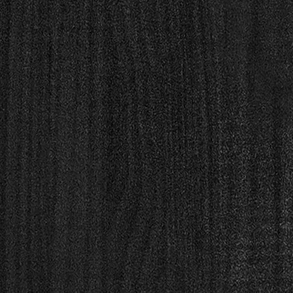 vidaXL Plantenbak 70x31x70 cm massief grenenhout zwart 6