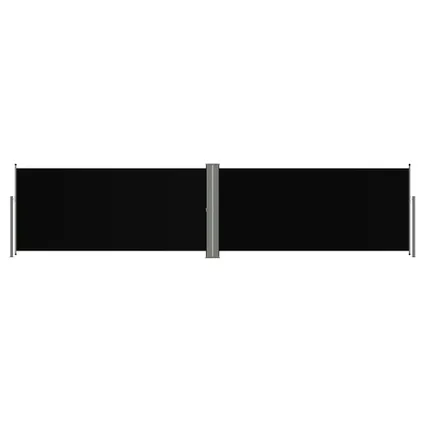 vidaXL Tuinscherm uittrekbaar 140x600 cm zwart 3