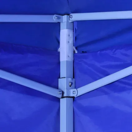 vidaXL Tente pliable avec 4 parois Bleu 3 x 3 m 4