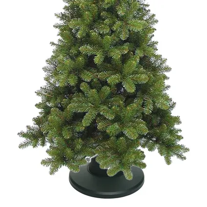 Decoris Kerstboomstandaard - groen - kunststof - stam tot 10cm 2