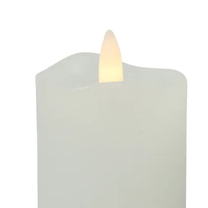 Countryfield LED kaarsen/stompkaarsen - 2x st - wit - H7,2 cm 2