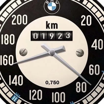 Wandklok - BMW - tachymeter - metaal - 31 cm 2