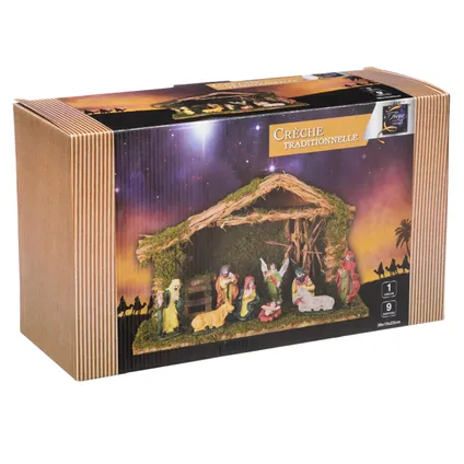 Feeric lights and christmas kerststal compleet - 38 x 15 x 23 cm 3