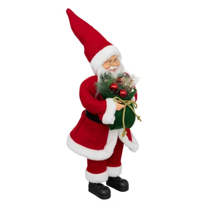 Feeric Christmas kerstman beeld/figuur - H50 cm - rood 2