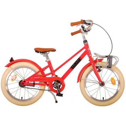 Volare Melody Kinderfiets Meisjes 16 inch Koraal Rood Prime Collection