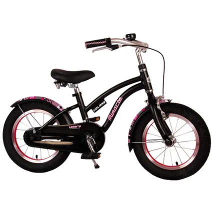 Volare Miracle Children's Bicycle - Girls - 14 pouces - Noir - Collection Prime 2