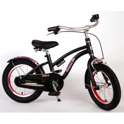 Volare Miracle Children's Bicycle - Girls - 14 pouces - Noir - Collection Prime 3