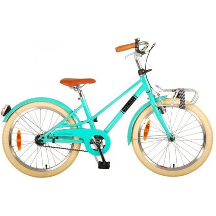 Volare Melody Children's Bicycle - Girls - 20 pouces - Turquoise - Collection Prime