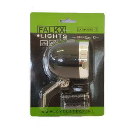 FALKX Phare LED. 20 petites LED et 1 LED super brillante avec piles (emballage suspendu)
