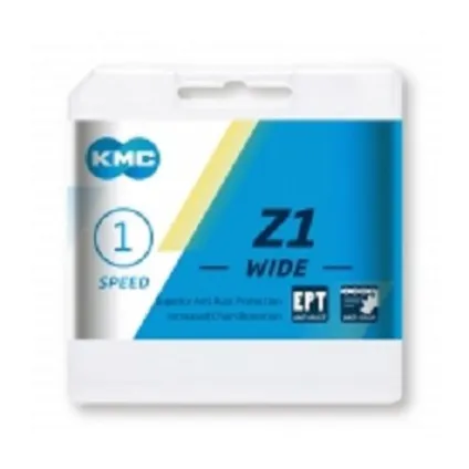 KMC Z1 EPT 112 schakels, 1/2 X 1/8, Zilver, Anti Roest 2