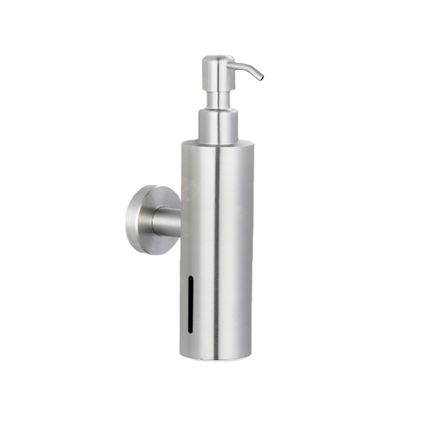 VDN Stainless Pompe à savon - Distributeur de savon mural - Argent - Suspendu - Acier inoxydable