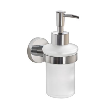 VDN Stainless Pompe à savon - Distributeur de savon - Distributeur de savon mural - Chrome - Suspendu