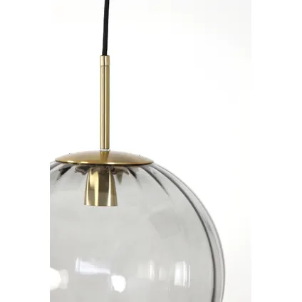 Light & Living - Hanglamp MAGDALA - Ø30x30cm - Grijs 3