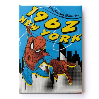 Toile imprimée Spiderman New York 50 x 70cm Multicolore
