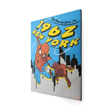 Toile imprimée Spiderman New York 50 x 70cm Multicolore 3