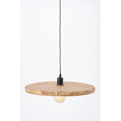 Light & Living - Hanglamp Paloma - 50x50x3.5 - Bruin 2