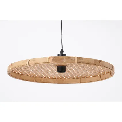 Light & Living - Hanglamp Paloma - 50x50x3.5 - Bruin 3