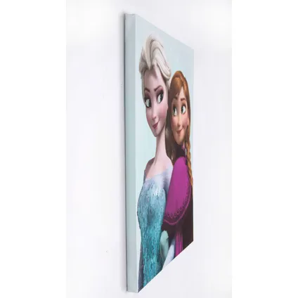 Toile imprimée Soeurs Elsa & Anna Disney 70 x 50cm Multicolore 3