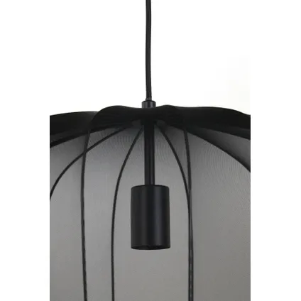 Light & Living - Hanglamp PLUMERIA - Ø50x37.5cm - Zwart 2