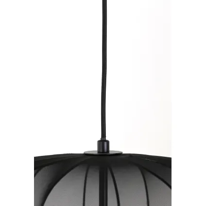 Light & Living - Hanglamp PLUMERIA - Ø50x37.5cm - Zwart 3