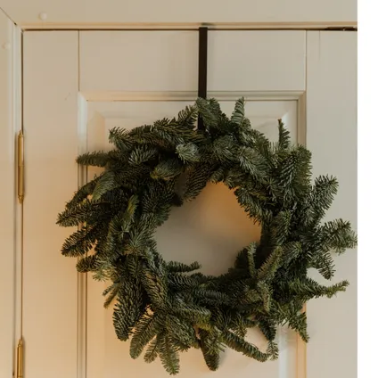Christmas Decoration hanger voor kerstkrans - zilver - 29,5 cm 3
