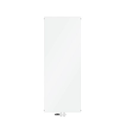 Radiateur moderne blanc salle de bain 604x1600 mm raccord central au sol