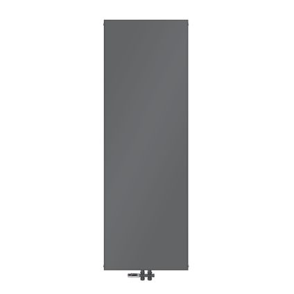 Radiateur pour salle de bain anthracite 604x1800 mm avec raccord central au sol
