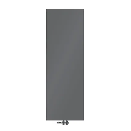 Radiateur pour salle de bain anthracite 604x1800 mm avec raccord central au sol