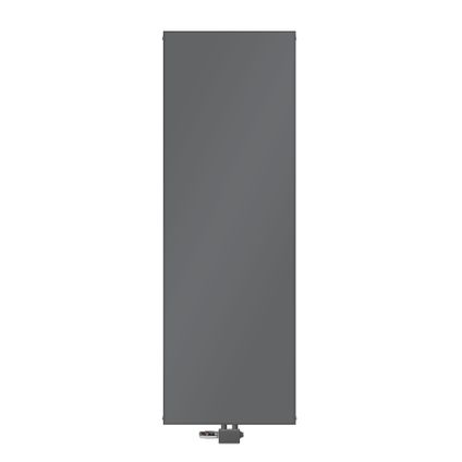 Radiateur de salle de bain anthracite 604x1800 mm avec raccord central universal