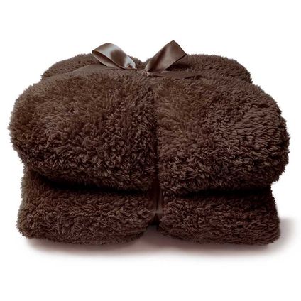 Unique Living - Plaid Teddy - 150x200cm - Brown
