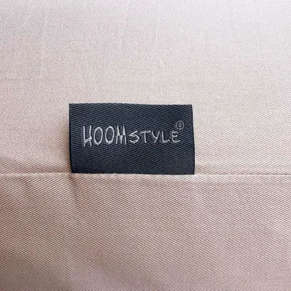 HOOMstyle Housse de Couette 100% Coton Percale - Qualité Supérieure - 1 personne 140x240cm - Ensemble de 2 - Sable 6