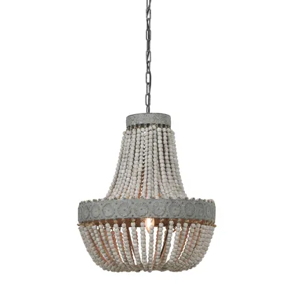 Light & Living - Hanglamp LUNA - Ø51x63cm - Wit 6