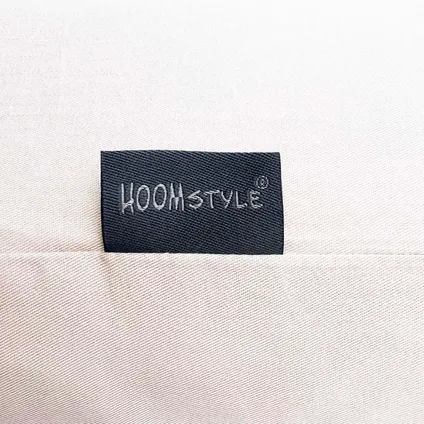 HOOMstyle Housse de Couette 100% Coton Percale - Qualité Supérieure - 1 personne 140x240cm - Blanc Cassé 6