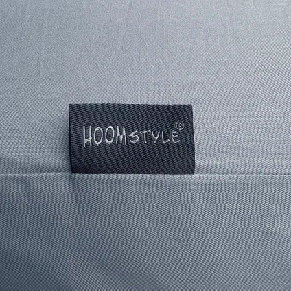 HOOMstyle Housse de Couette 100% Coton Percale - Qualité Supérieure - 1 personne 140x240cm - Ensemble de 2 - Bleu 6