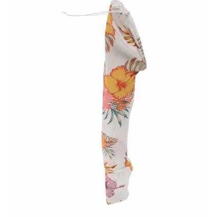 Parasol de plage à motif floral et franges en dentelle, diamètre 180 cm 2
