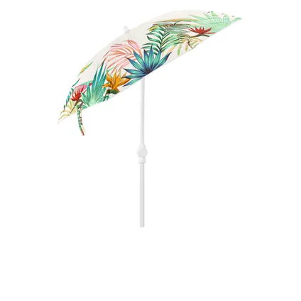 Parasol de plage Feuilles tropicales 180 cm - Beige