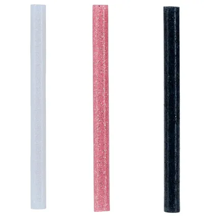 Rapid lijmpatronen gekleurd glitter - wit, roze en zwart 7x90mm (36 st.) 3