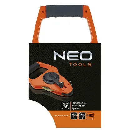 Neo-Tools landmeter metaal 50m 2