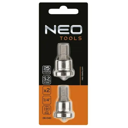 Neo-Tools Drywall Bits (PH2) 2 pcs. 2