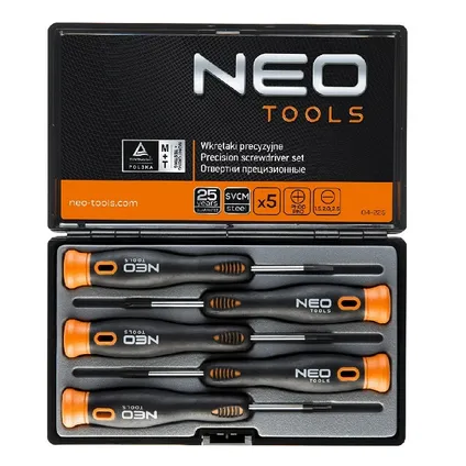 Neo-Tools Precisieschroevendraaier-set (5-delig) 2