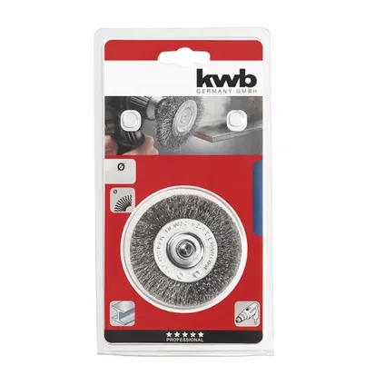 Brosse à disque KWB HSS Steel Wire – Grossier (75mm) 3