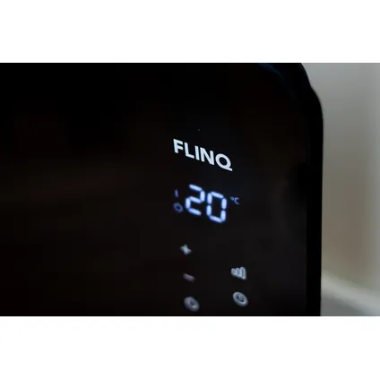 FlinQ Slimme Paneelverwarmer Zwart - Elektrische Kachel - Bedienbaar via app - 2000W 9