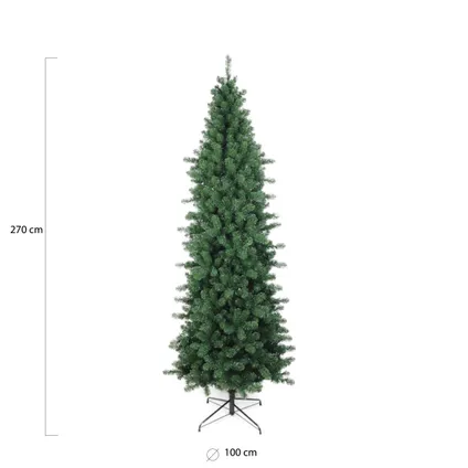 Wintervalley Trees - Kunstkerstboom Samson - 270x100cm - Groen 2