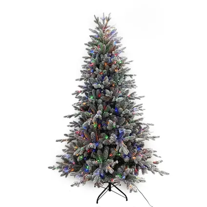 Wintervalley Trees - Kunstkerstboom George met LED verlichting - 240x148cm - Besneeuwd 4
