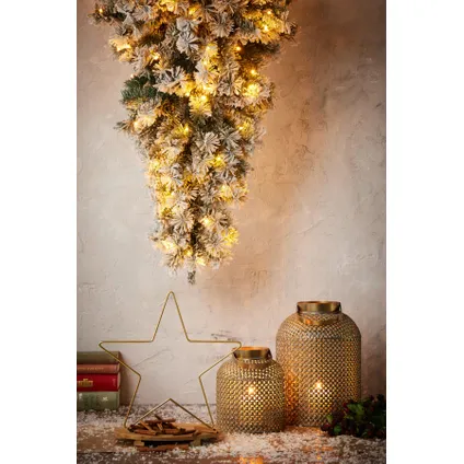 Wintervalley Trees - Kunstkerstboom George met LED verlichting - 240x148cm - Besneeuwd 8