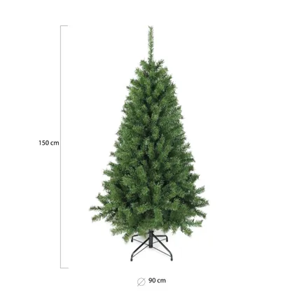 Wintervalley Trees - Kunstkerstboom Robson - 150x90cm - Groen 6