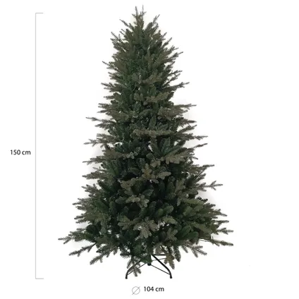 Wintervalley Trees - Kunstkerstboom Anderson - 150x104cm - Groen 2