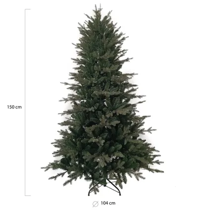 Wintervalley Trees - Kunstkerstboom Anderson - 150x104cm - Groen 6
