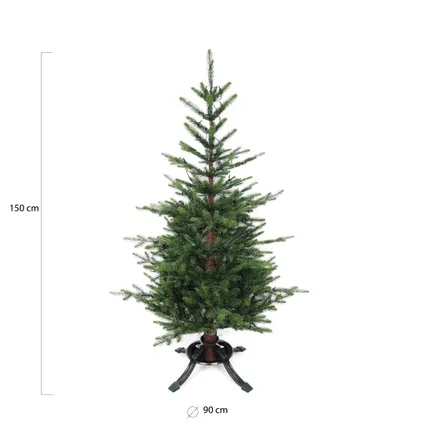 Wintervalley Trees - Kunstkerstboom Howard - 150x90cm - Groen 3