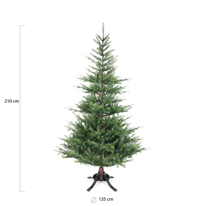 Wintervalley Trees - Kunstkerstboom Howard - 210x135cm - Groen 3